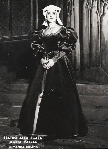 Maria Callas (Anna), Gaestano Donizetti, <em>Anna Bolena</em>, Scala, 1957. 