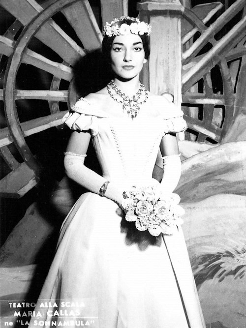 Maria Callas (Amina), Vincenzo Bellini, <em>Mjesečarka</em>, Scala, 1955.