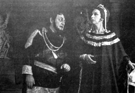 Artur Surmejan (Crnoljub) i Ana Lipša-Tofović (Marija) – Kiril Makedonski, Car Samoil, Makedonski naroden teatar, Skoplje