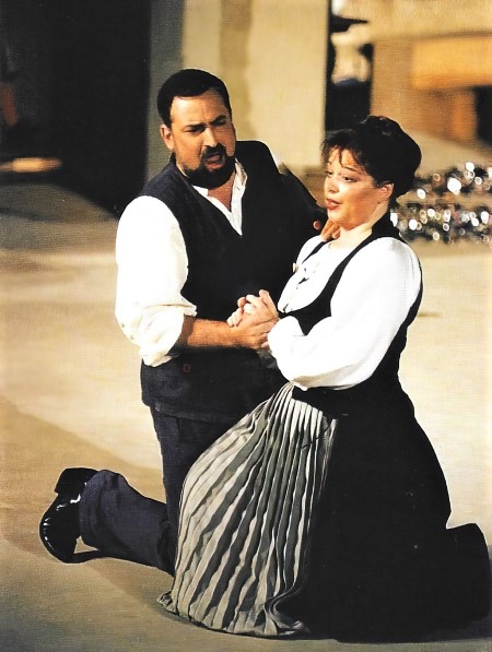 Ante Ivić (Adel), Božena Svalina (Mara), Josip Hatze <em>Adel i Mara</em>, HNK Split, premijera 1993. 