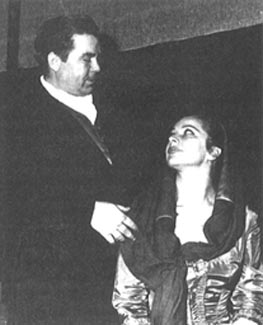 Attilio Planinšek (Chénier) i Vesna Milatić (Madeleine de Coigny) – Umberto Giordano, André Chénier, Narodno kazalište Split, 1960.