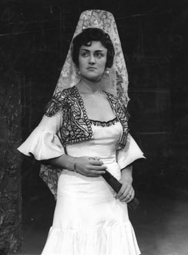 Blanka Zec (Carmen) - Georges Bizet, Carmen, Narodno kazalište "Ivan Zajc", Rijeka, 1961.