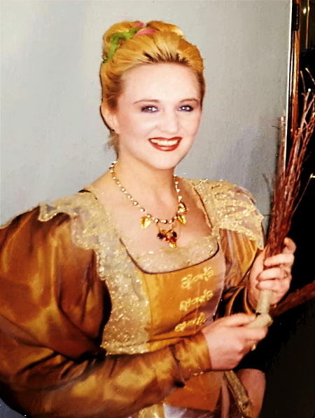 Lidija Horvat-Dunjko kao Blonda, Wolfgang Amadeus Mozart, <em>Otmica iz saraja</em>, HNK u Zagrebu, premijera 1997.