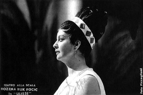 Božena Ruk-Fočić (Kalipso) – Luigi Dallapiccola, Odisej, Teatro alla Scala, Milano, 1970.