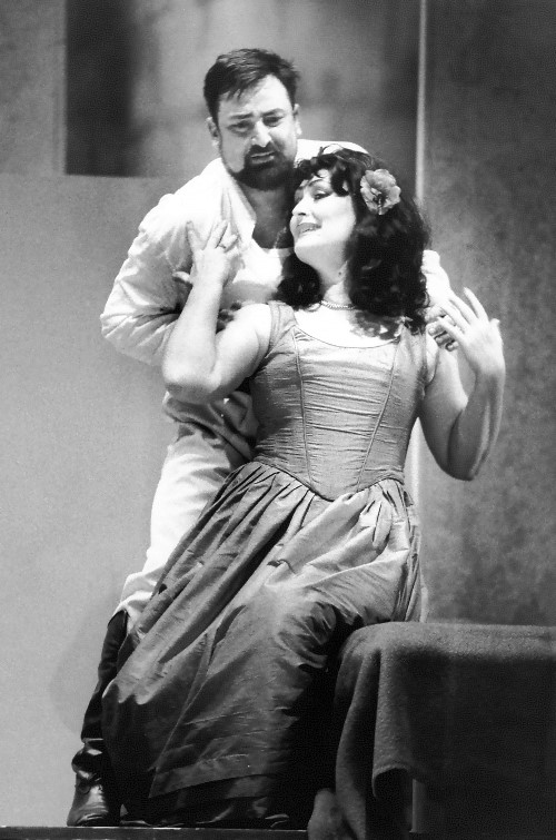 Ante Ivić (Don José) i Nelli Manuilenko (Carmen), Georges Bizet Carmen, HNK Split i HNK Zagreb, 1996. i 1997.