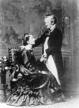 Cosima i Richard Wagner u Beču 1872.