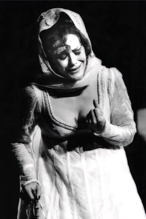 Cynthia Hansell-Bakić kao Floria Tosca, Giacomo Puccini, <em>Tosca</em>, HNK Split, premijera 1981.