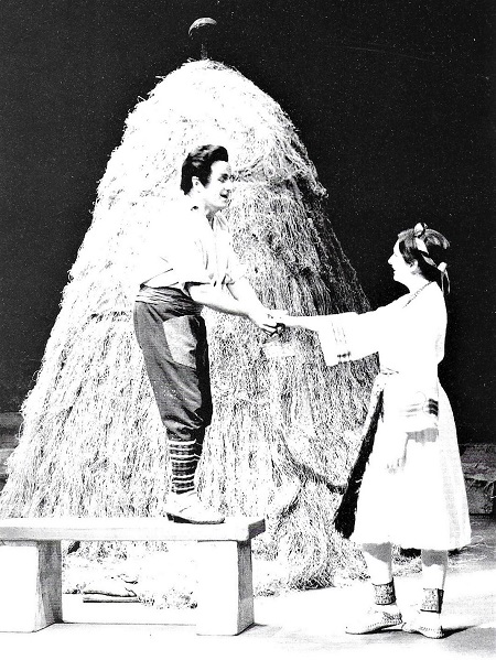 Noni Žunec (Mića) i Mirka Klarić (Đula), HNK u Zagrebu, 1962.