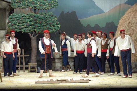 Hrvatsko narodno kazalište u Osijeku: Jakov Gotovac, Ero s onoga svijeta, dir. Filip Pavišić, red. Petar Šarčević (obnovio Zoran Juranić)