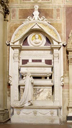 Posljednje počivalište Gioachina Rossinija (od 1887.) u Basilica di Santa Croce u Firenzi, Italija