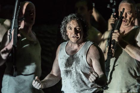 John Osborn (Arnold); Royal Opera House Covent Garden. London: Gioachino Rossini, Guillaume Tell, dir. Antonio Pappano, red. Damiano Michieletto, foto: Clive Barda