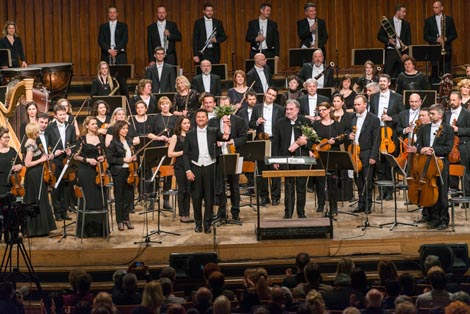 Piotr Beczała, Ivo Lipanović i Simfonijski orkestar Hrvatske radiotelevizije, foto: Dinko Bažulić