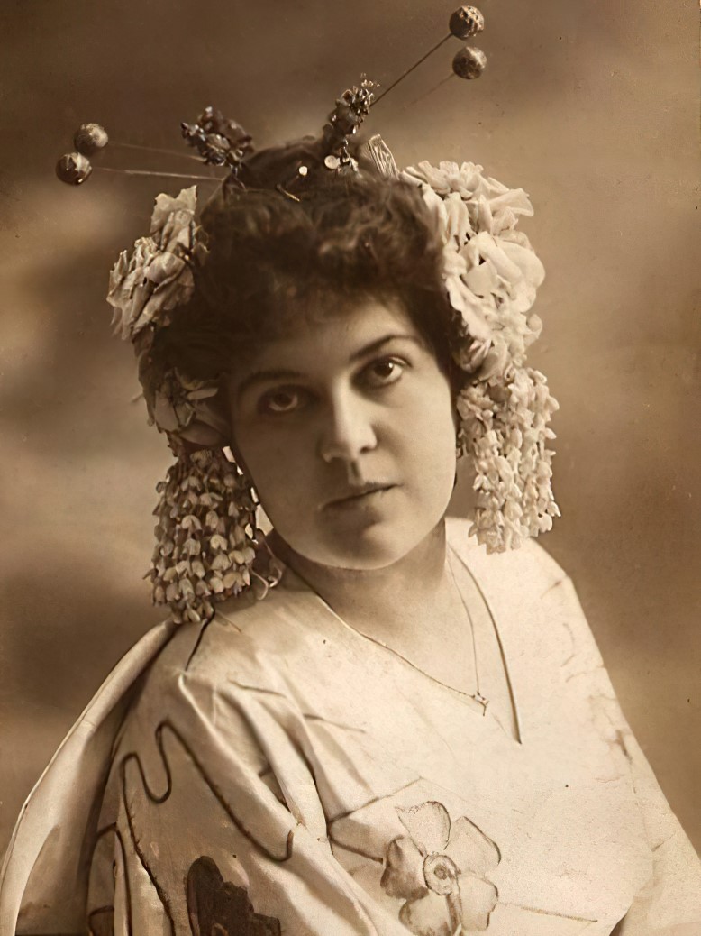 Irma Polak kao Cho-Cho-San, 1910.