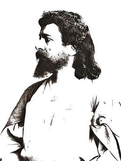 Josip Kašman kao Amfortas u <em>Parsifalu</em>, Bayreuth, 1894.