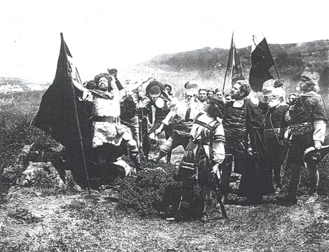 Josip Kašman kao Guglielmo Tell Gioachina Rossinija, Teatro Khedivale, Kairo, 1899.