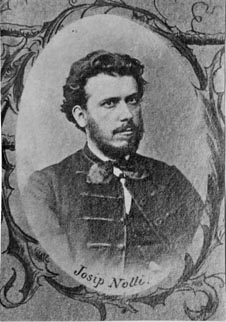 Josip Nolli, Zrinjski na praizvedbi opere Nikola Šubić Zrinjski