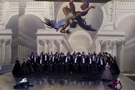 The Metropolitan Opera, New York: Giuseppe Verdi, Krabuljni ples, dir. Fabio Luisi, red. David Alden