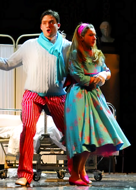 Domagoj Dorotić (Rinuccio), Lana Kos (Lauretta), Giacomo Puccini, <em>Gianni Schicchi</em>, Hrvatsko narodno kazalište u Zagrebu, 2008.