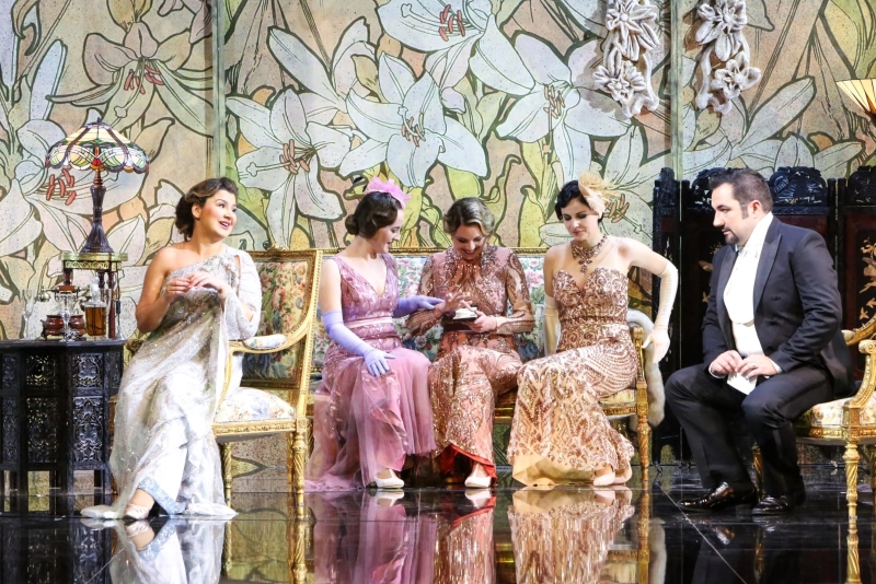 Lana Kos (Magda de Civry), Ljubomir Puškarić (Rambaldo Fernandez), Giacomo Puccini, <em>Lastavica</em>, HNK u Zagrebu, 2021.