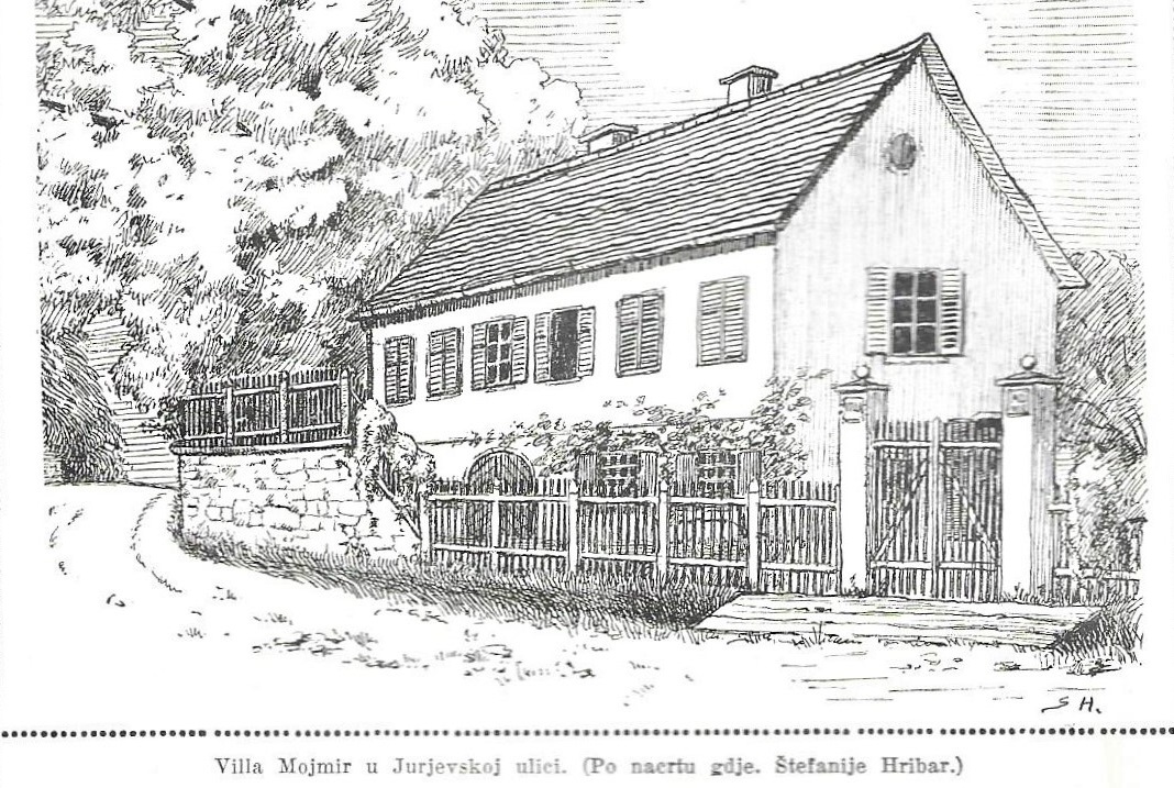 Kuća u Jurjevskoj ulici 30 u Zagrebu u kojoj je umro Lisinski (prema nacrtu Štefanije Hribar)