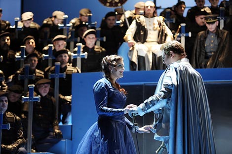 Hrvatsko narodno kazalište u Zagrebu: Richard Wagner, Lohengrin, dir. Nikša Bareza, red. Kurt Josef Schildknecht, foto: Saša Ćetković