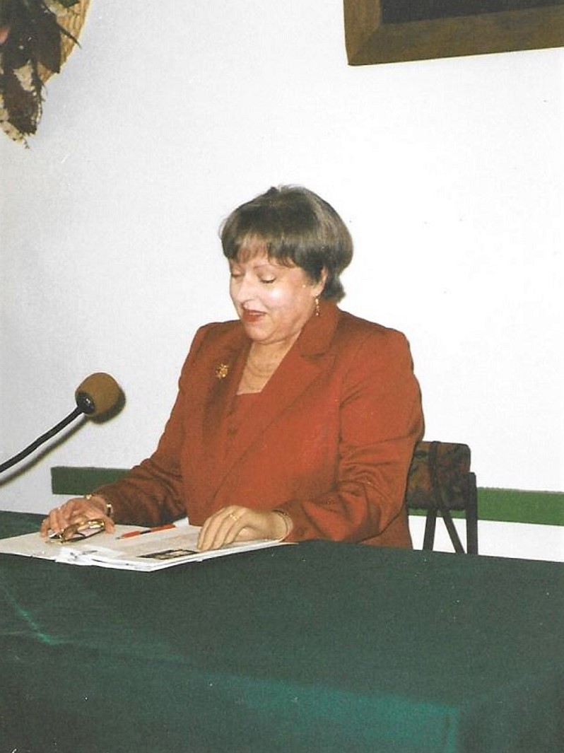 Marija Barbieri u studiju Hrvatske radiotelevizije