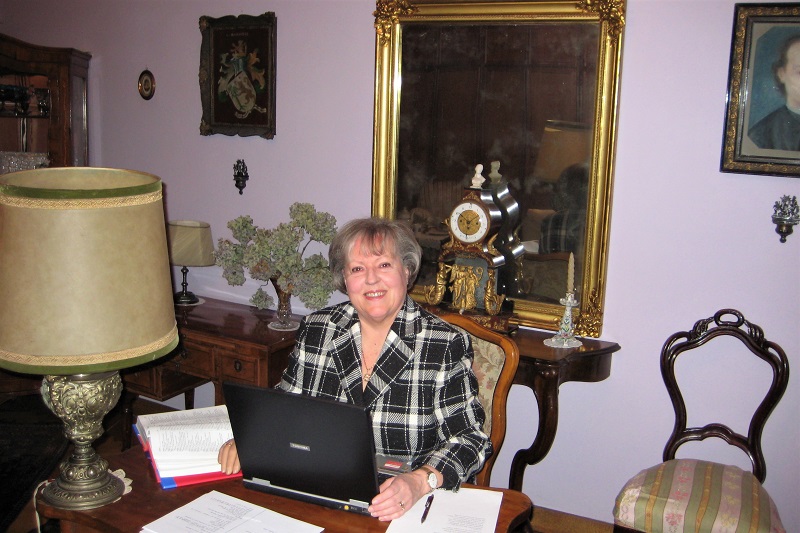 Marija Barbieri u radnoj atmosferi svojega doma