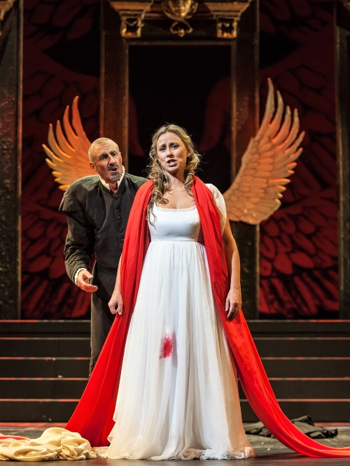 Marko Kobal (Rigoletto) i Martina Zadro (Gilda), SNG Ljubljana, 2013.