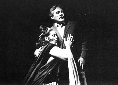 Camille Saint-Saëns: Samson i Dalila – Biserka Cvejić (Dalila), Mario Del Monaco (Samson), Nica – Arena de Cimiez, premijera 12. srpnja 1967. (fotografija s generalnog pokusa)