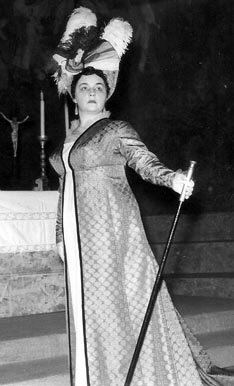 Milka Bertapelle (Floria Tosca) – Giacomo Puccini. Tosca, HNK u Zagrebu, 1959.