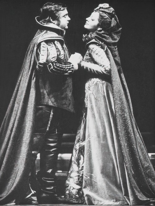 Constanti Cepreaga (Edgardo) i Mira Vlahović (Lucia), Gaetano Donizetti, <em>Lucia di Lammermoor</em>, HNK Split, premijera 1988.