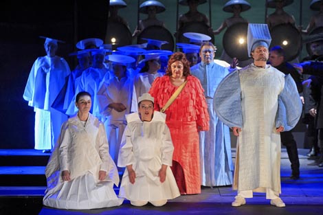 Hrvatsko narodno kazalište Ivana pl. Zajca Rijeka: Giuseppe Verdi, Nabucco, dir. Nada Matošević, red. Ozren Prohić, foto: Davor Žunić