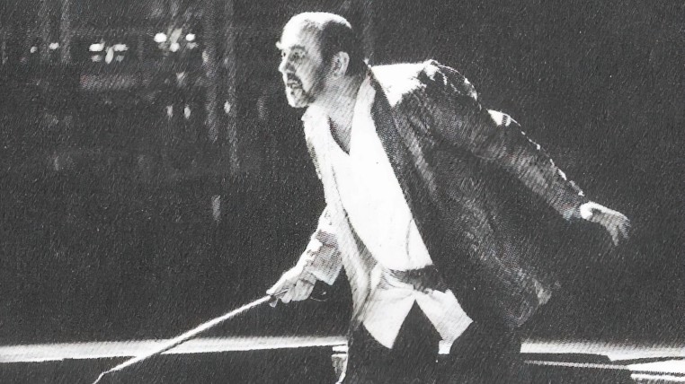 Neven Belamarić kao Boris Timofejevič na premijeri opere <em>Lady Macbeth Mcenskog okruga</em>, HNK u Zagrebu, 2004.