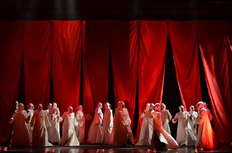 Hrvatsko narodno kazalište u Zagrebu: Richard Wagner Parsifal , dir. Saša Britvić, red. Kurt Josef Schildknecht. foto: © Novković