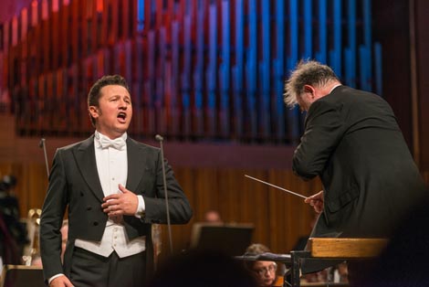 Piotr Beczała, Ivo Lipanović i Simfonijski orkestar Hrvatske radiotelevizije, foto: Dinko Bažulić