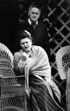 Mirella Toić (Violetta Valery) i Ratomir Kliškić (Giorgio Germont) – Giuseppe Verdi, Traviata, HNK Split, premijera 1992.