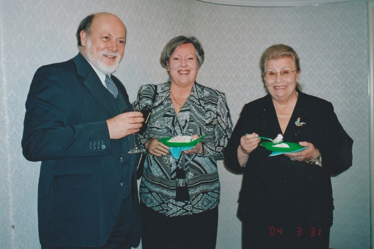 Zoran Juranić s Marijom Barbieri i Biserkom Cvejić