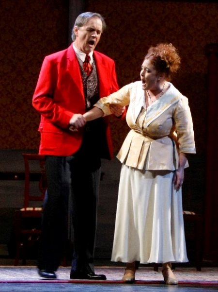Giorgio Surjan (Gianni Schicchi) i Tamara Franetović Felbing (Lauretta), Giacomo Puccini, <em>Gianni Schicchi</em>, HNK Split, 2009.