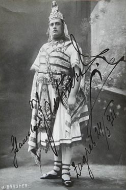 Stanislav Jastrzebski (Radames) – Giuseppe Verdi, Aida, 1911.