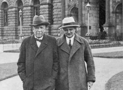 Richard Strauss i Fritz Busch 1928.