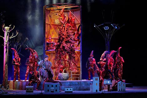 Hrvatsko narodno kazalište Ivana pl. Zajca Rijake: Ivan Josip Skender, Šuma Striborova, dir. Nada Matošević Orešković, red. Ozren Prohić