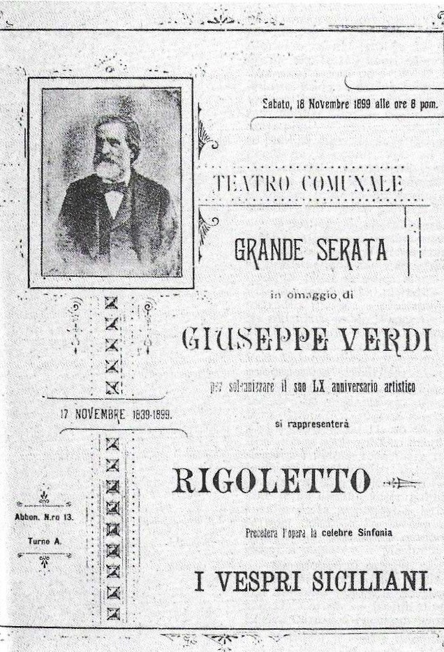 Svečana večer u čast Giuseppeu Verdiju  15. studenoga 1899. 