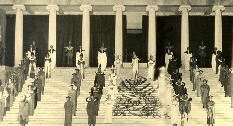 Turandot u splitskoj Galeriji Meštrović, Splitsko ljeto, 1957.