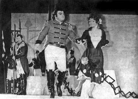 Viktor Bušljeta (Don José) i Ruža Pospiš-Baldani (Carmen) – Georges Bizet, Carmen