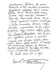 Bersino pismo zahvale nakon premijer Ognja 