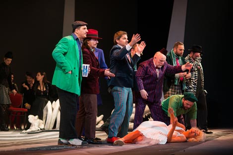 Hrvatsko narodno kazalište u Zagrebu: Sergej Prokofjev, Zaljubljen u tri naranče, dir. Nikša Bareza, red. Krešimir Dolenčić