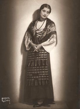 Zdenka Zika (Santuzza) – Pietro Mascagni, Cavalleria rusticana, Beč, 1934.