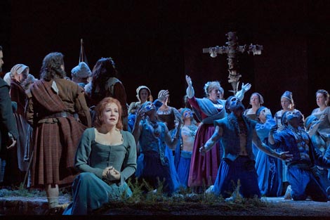 The Metropolitan Opera New York: Gioachino Rossini, Žena s jezera (La donna del lago), dir. Michele Mariotti, red. Paul Curran, foto: © Ken Howard Metropolitan Opera