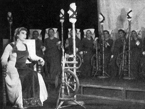 Zlata Čulić (Senta) i Zbor Opere – Richard Wagner, Ukleti Holandez, Narodno kazalište Split, 1957.