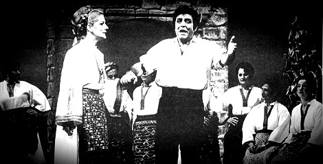 Branka Beretovac (Đula) i Stojan Stojanov (Mića), HNK Zagreb, 1985. 